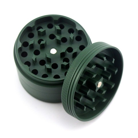 Exquisite Matte Dark Green Tobacco Grinder