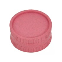 Attractive Matte Pink Vertical-Striped Tobacco Grinder