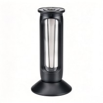 Electric cylindrical tobacco grinder with filling function