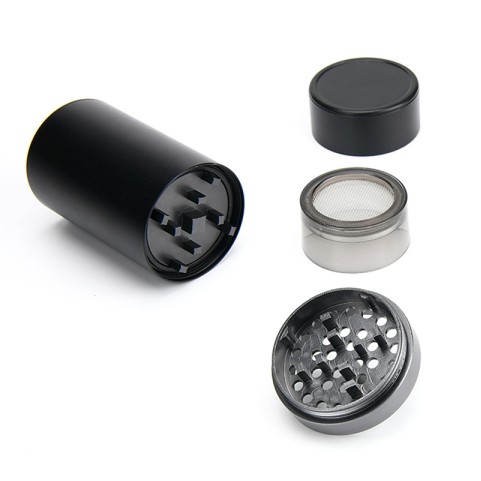 4-Piece Matte One-Touch Tobacco Grinder