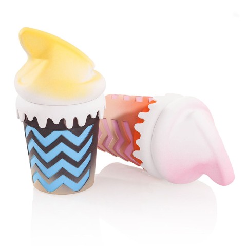 Cute Ice Cream-Shaped Metal Tobacco Grinder