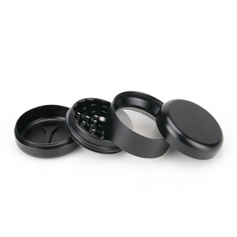 Minimalist 4-Layer Portable Tobacco Grinder