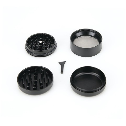 Minimalist 4-Layer Portable Tobacco Grinder