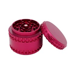 Tobacco Grinder with Anti-Slip Gear-Style Design