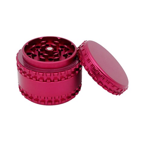 Tobacco Grinder with Anti-Slip Gear-Style Design