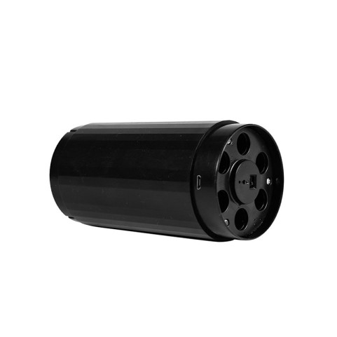 Sleek Black Multi-Faceted Electric Tobacco Grinder