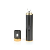 Electroplated Gold-Rimmed Visible Tobacco Grinder