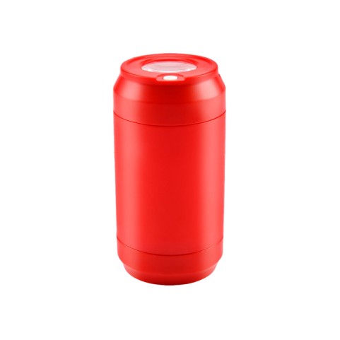 Stylish Tobacco Grinder in a Vibrant Bold Red