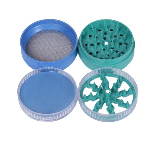 Biodegradable Tobacco Grinder with Transparent Window