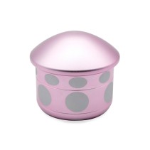 Mushroom-shaped single-handed manual tobacco grinder