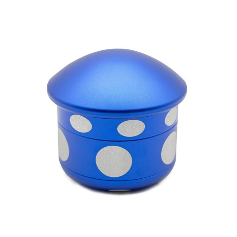 Mushroom-shaped single-handed manual tobacco grinder