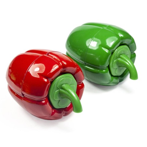 Realistic Bell Pepper-Shaped Tobacco Grinder