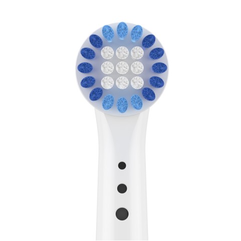 Soft-Bristled Rounded Replacement Brush Heads with Color-Changing Indicator