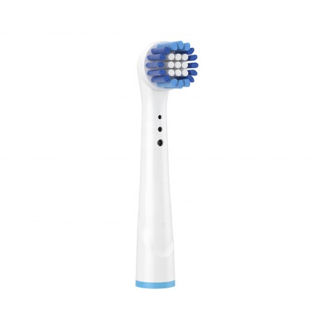 Soft-Bristled Rounded Replacement Brush Heads with Color-Changing Indicator