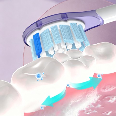 Soft Gel Deep Cleaning Replacement Brush Head