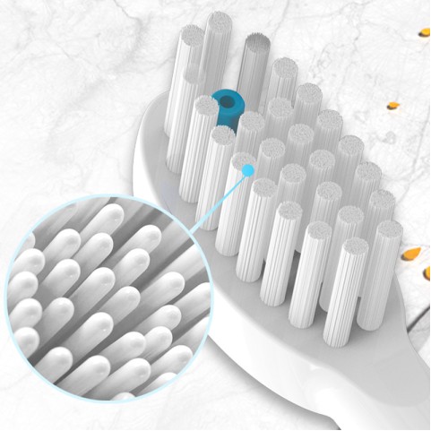 ABS Round-Head Medical-Grade Replacement Brush Heads