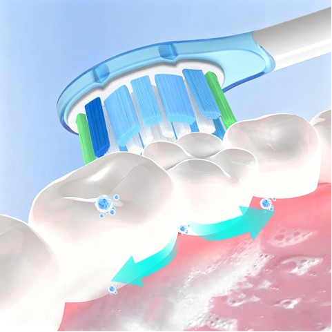 White 3D Replacement Toothbrush Heads