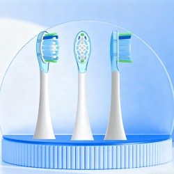 White 3D Replacement Toothbrush Heads