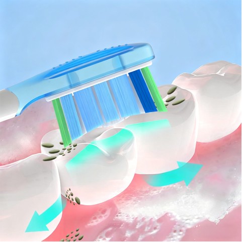 White 3D Replacement Toothbrush Heads