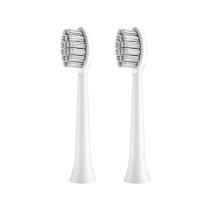 Solid-Color Soft-Bristle Toothbrush Replacement Heads