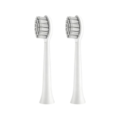Solid-Color Soft-Bristle Toothbrush Replacement Heads
