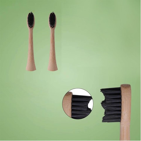 Bamboo Replacement Brush Heads for Sonic Electric Toothbrushes