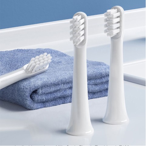 High-Density Round Smooth Replacement Toothbrush Heads
