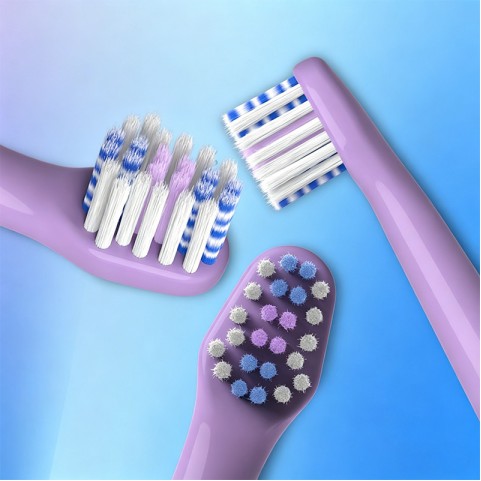 Round-Head Soft-Bristle Deep Cleaning Replacement Brush Heads
